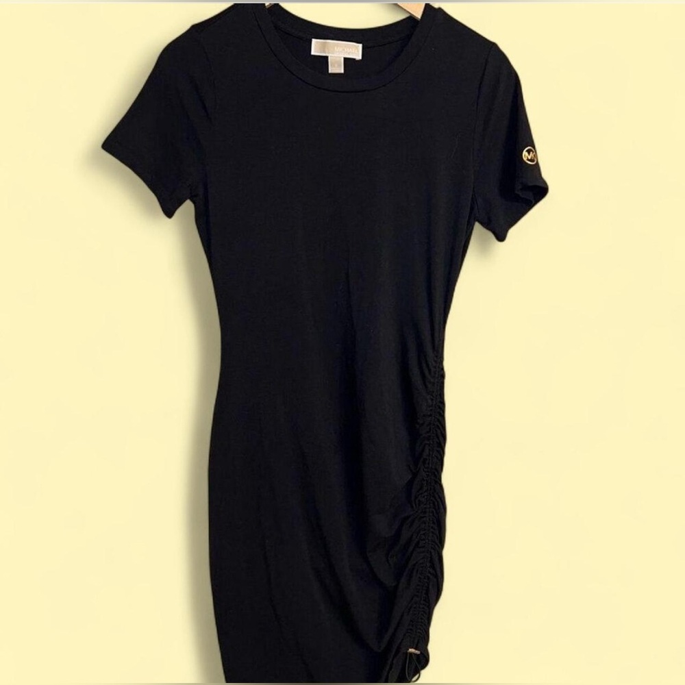 MICHAEL KORS Midi Dress With Side Adjustable Cord
